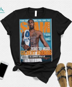 Gilbert Arenas Washington Wizards NBA Slam Cover Tee Shirt