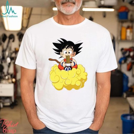 Goku eating noodles T Shirt