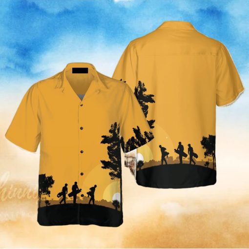 Golfers At Dusk Hawaiian Shirt Aloha Summer For Men And Women Gift