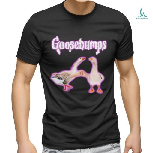 Goosebumps hand to hand meme shirt