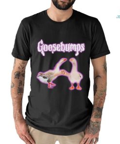 Goosebumps hand to hand meme shirt