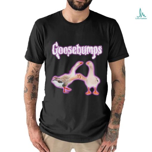 Goosebumps hand to hand meme shirt