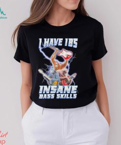 Gorilla Rock N’ Roll I have IBS insane bass skills lightning shirt, hoodie, sweater, long sleeve and tank top Gorilla Rock N’ Roll I have IBS insane bass skills lightning shirt