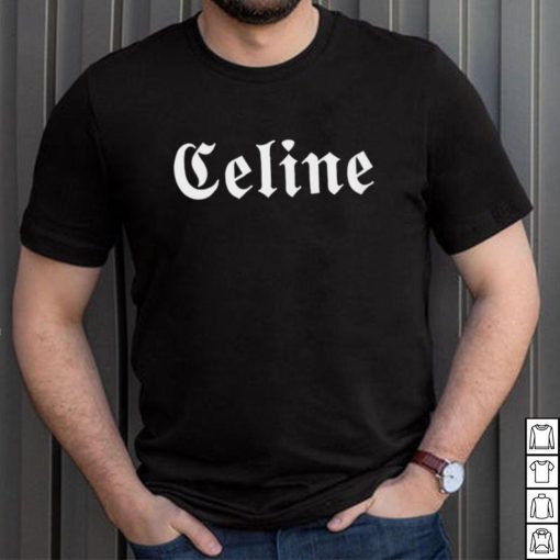 Gothic Logo Celine T Shirt