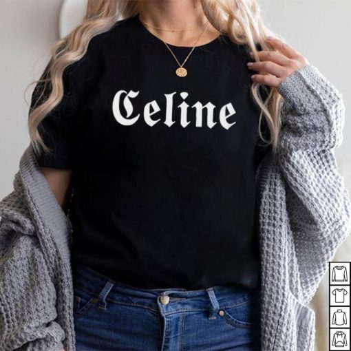 Gothic Logo Celine T Shirt