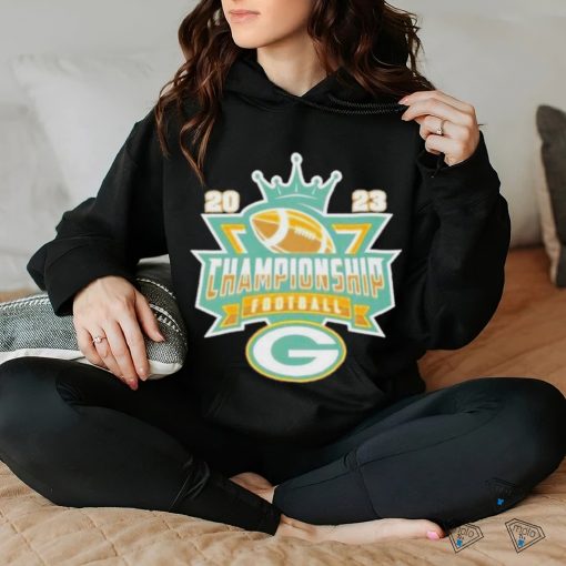 Green Bay Packers Football Nfl 2023 Championship Crown Logo shirt