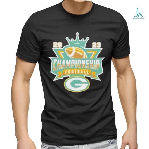Green Bay Packers Football Nfl 2023 Championship Crown Logo shirt