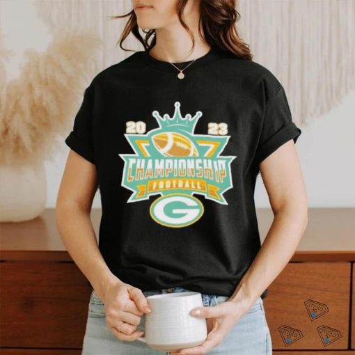 Green Bay Packers Football Nfl 2023 Championship Crown Logo shirt