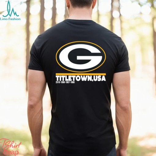Green Bay packers titletown USA logo shirt