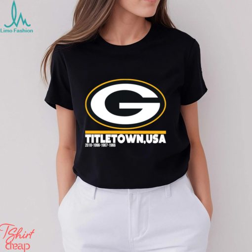Green Bay packers titletown USA logo shirt