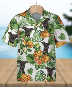 Greyhound  Tropical Pattern Hawaiian Shirt