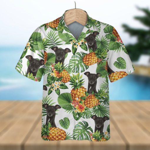 Greyhound  Tropical Pattern Hawaiian Shirt