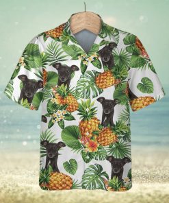 Greyhound Tropical Pattern Hawaiian Shirt