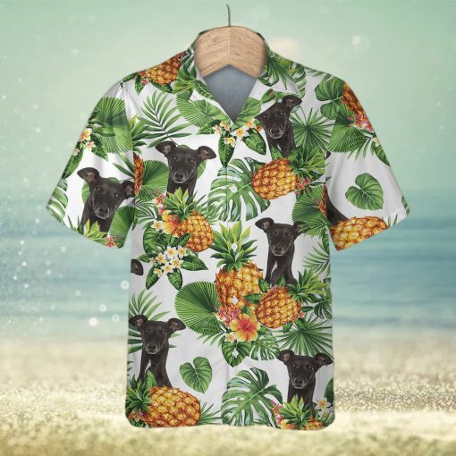 Greyhound  Tropical Pattern Hawaiian Shirt