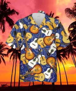 Guitar Music Pattern Hawaiian Shirt