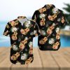 Green Motorbike Skull Mechanical Hawaiian Aloha Shirts Dh