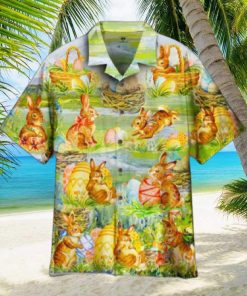 Happy Bunny Egg Easter Day Hawaiian Shirt