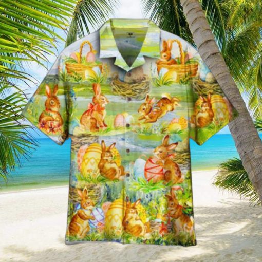 Happy Bunny Egg Easter Day Hawaiian Shirt