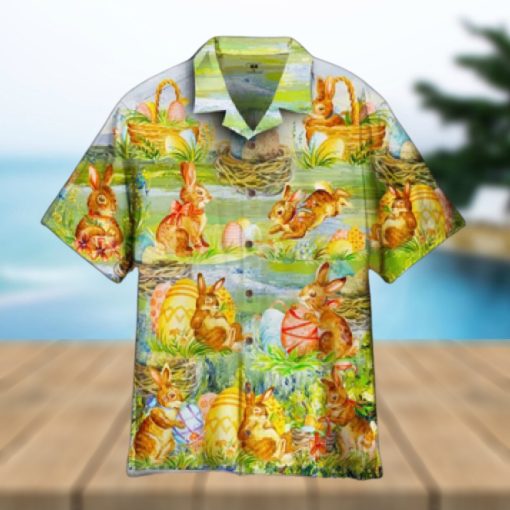 Happy Bunny Egg Easter Day Hawaiian Shirt