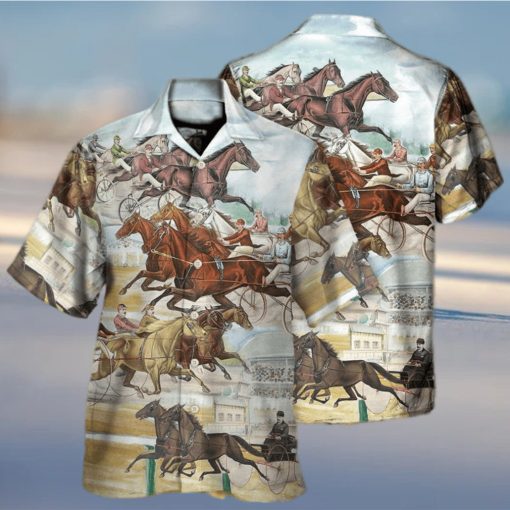 Harness Racing Horse Racing The Best Seat Hawaiian Shirt