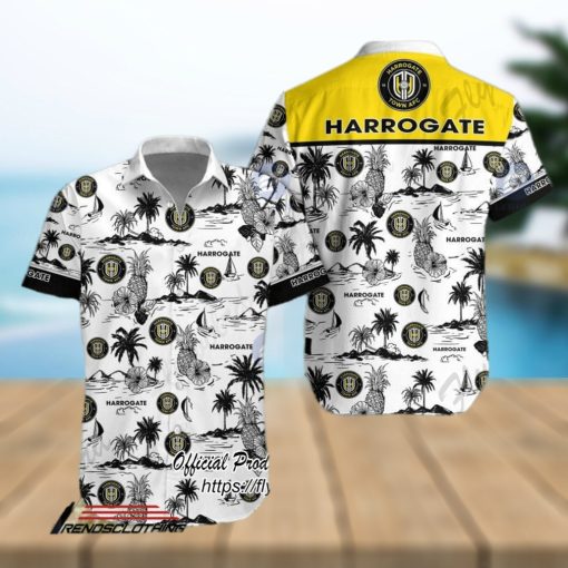 Harrogate Town AFC Version 2 Hawaiian Shirt