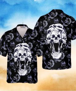 Hell Guard Skull Tropical Hawaiian Shirt