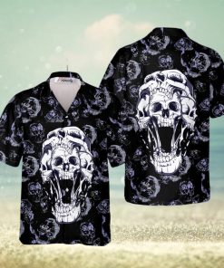 Hell Guard Skull Tropical Hawaiian Shirt