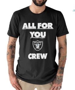 Henry Ruggs Las Vegas Raiders Wearing All For You Crew Shirt