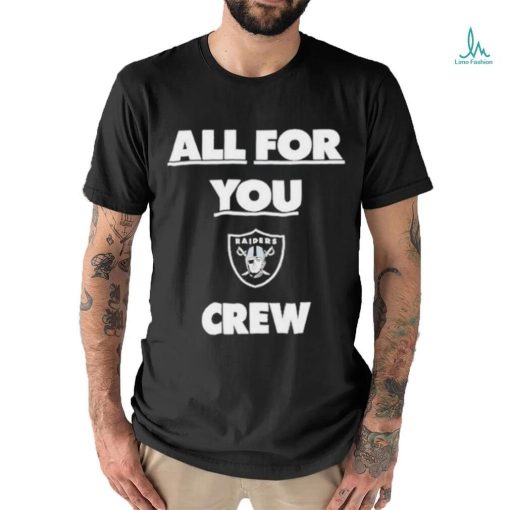 Henry Ruggs Las Vegas Raiders Wearing All For You Crew Shirt