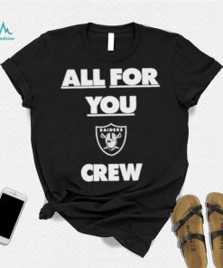Henry Ruggs Las Vegas Raiders Wearing All For You Crew Shirt