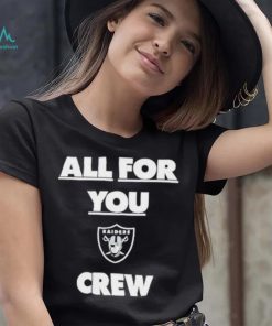 Henry Ruggs Las Vegas Raiders Wearing All For You Crew Shirt