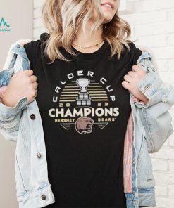 Hershey Bears 2023 Calder Cup Champions Dark Chocolate Adult T Shirt