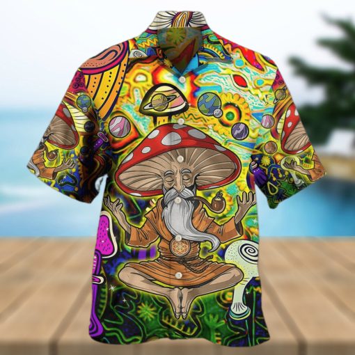 Hippie Mushroom Witch Hawaiian Shirt