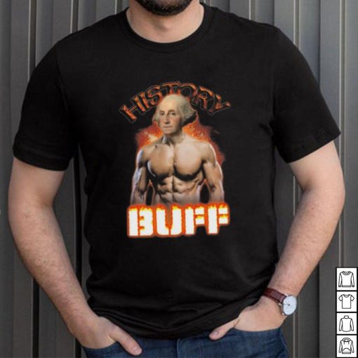 History buff George Washington photo design t shirt