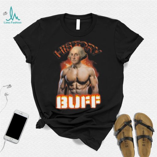 History buff George Washington photo design t shirt