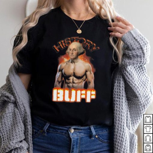 History buff George Washington photo design t shirt