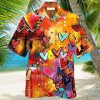 Black Angus Cattle Lovers Hibiscus Flower 3D Hawaiian Shirt