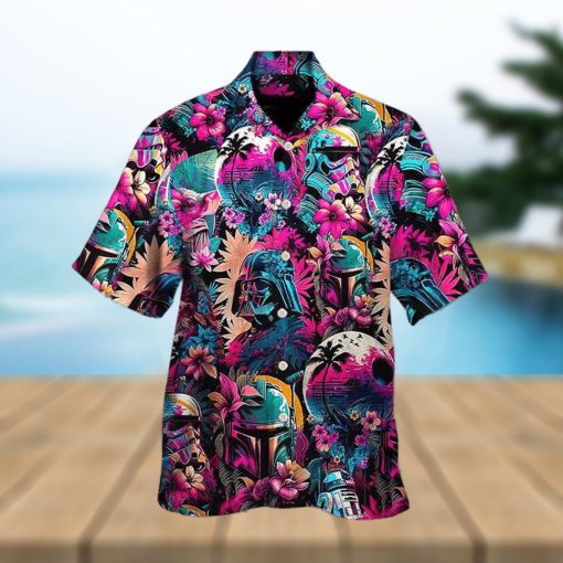 Horror Movie Retro Hawaiian Shirt  Horror Movie Button Down Shirt  Horror Character Summer Shirt