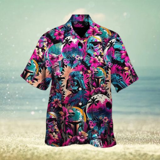 Horror Movie Retro Hawaiian Shirt  Horror Movie Button Down Shirt  Horror Character Summer Shirt