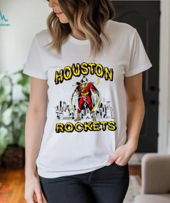 Houston Rockets DC comic Shazam character shirt
