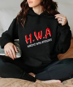 Hwa Hardyz with attitudes shirt