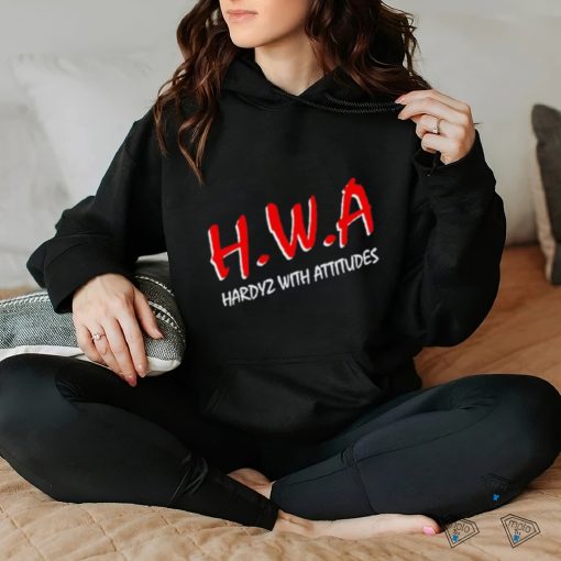 Hwa Hardyz with attitudes shirt