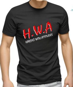 Hwa Hardyz with attitudes shirt