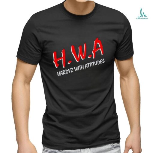 Hwa Hardyz with attitudes shirt