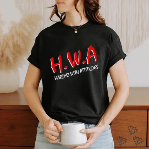 Hwa Hardyz with attitudes shirt