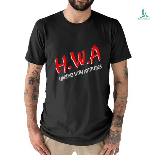 Hwa Hardyz with attitudes shirt