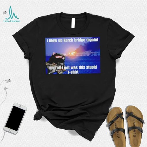I Blew Up The Kerch Bridge (Again) And All I Got Was This Stupid T Shirt
