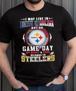 I may live in north carolina but on game day my heart and soul belongs to steelers shirt