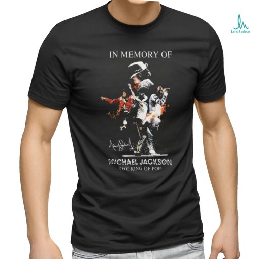 In Memory Of Michael Jackson 65th Anniversary 1958 – 2023 The King Of Pop T Shirt