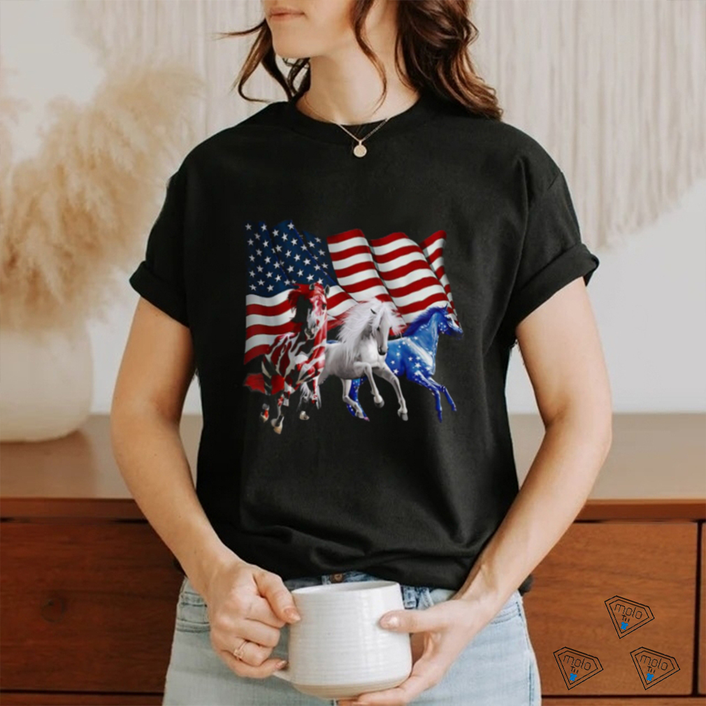 Independence Day Horse July 4th Horse Riding Flag America Classic T Shirt Independence Day Horse July 4th Horse Riding Flag America Classic T Shirt